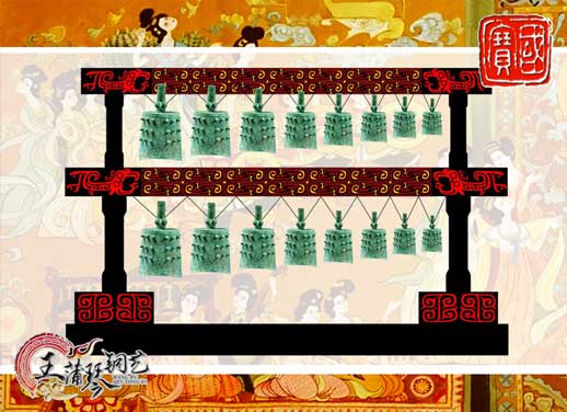 16件晉侯穌青銅編鐘，西周時期編鐘編磬